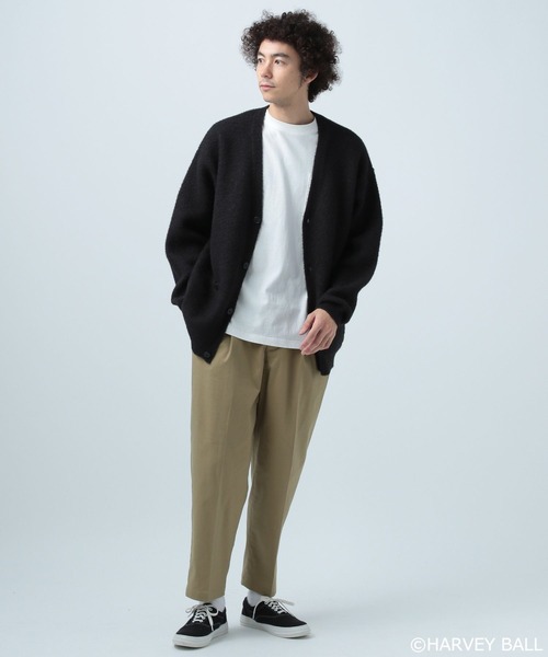 BAYFLOW(ベイフロー)の「【SMILEY FACE(スマイリーフェイス)】SMILEYアンクルパンツ(その他パンツ・メンズ・ベージュ/ブラック・MEDIUM/LARGE)」の4枚目の写真