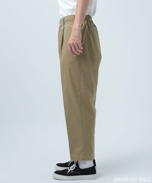 BAYFLOW(ベイフロー)の「【SMILEY FACE(スマイリーフェイス)】SMILEYアンクルパンツ(その他パンツ・メンズ・ベージュ/ブラック・MEDIUM/LARGE)」の6枚目の写真