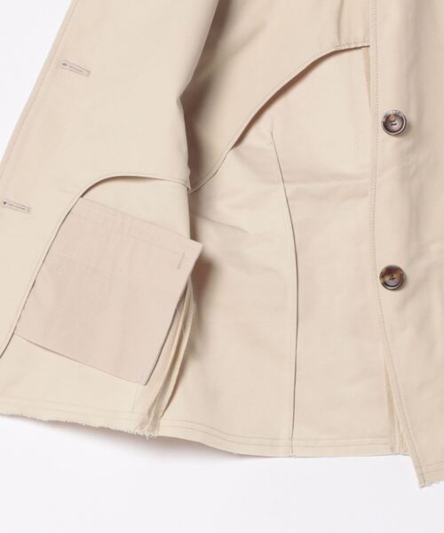 MOUSSY(マウジー)の「SINGLE COLLAR TC ベスト(ベスト・レディース・ベージュ/アイボリー・FREE)」の3枚目の写真