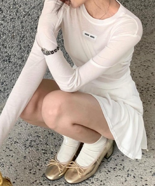 Mela(メラ)の「プリーツカットミニSK(スカート・レディース・ホワイト/グレー・FREE)」の19枚目の写真
