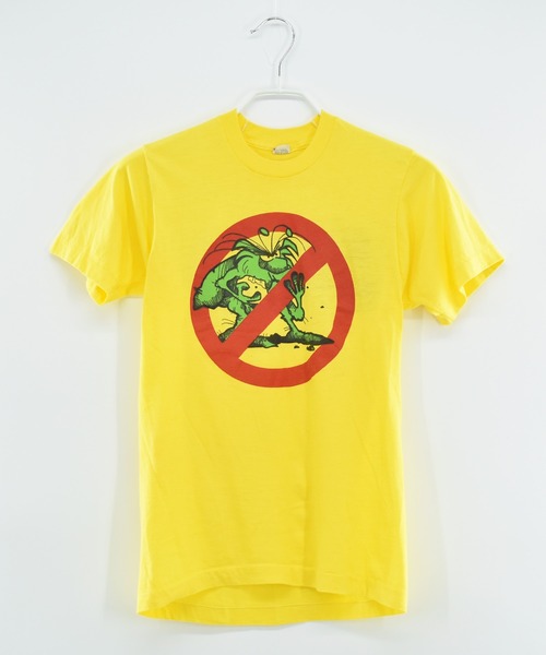 VINTAGE(ヴィンテージ)の「【ヴィンテージ古着】roach buster プリントTシャツ(Tシャツ/カットソー・メンズ・イエロー・LARGE)」の2枚目の写真