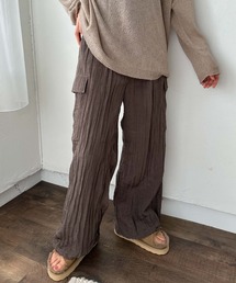 ワッシャーサテンパラシュートパンツ