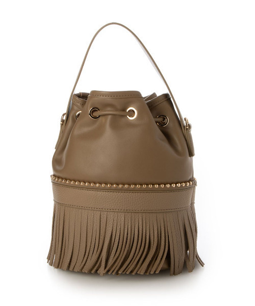 cache cache（カシュ カシュ）の「カシュカシュ cachecache / ボールチェーンポイントタッセルドロストショルダー（ショルダーバッグ・レディース・ブラック/シルバー/ベージュ系その他・FREE）」の12枚目の写真