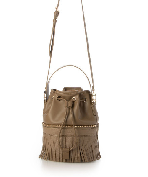 cache cache（カシュ カシュ）の「カシュカシュ cachecache / ボールチェーンポイントタッセルドロストショルダー（ショルダーバッグ・レディース・ブラック/シルバー/ベージュ系その他・FREE）」の16枚目の写真