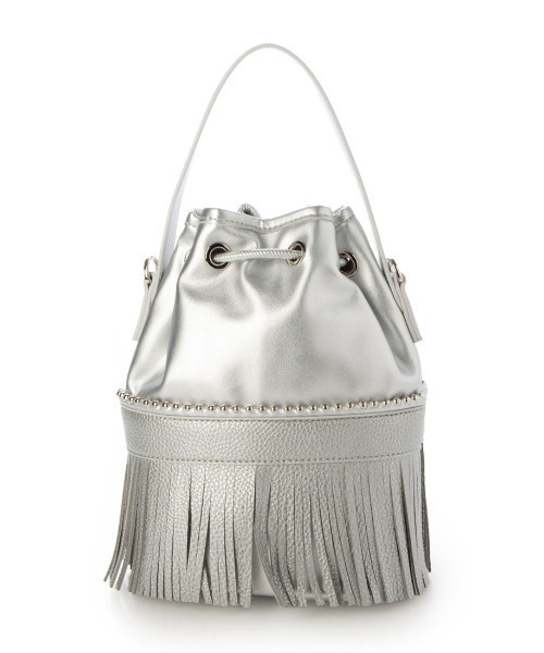 cache cache（カシュ カシュ）の「カシュカシュ cachecache / ボールチェーンポイントタッセルドロストショルダー（ショルダーバッグ・レディース・ブラック/シルバー/ベージュ系その他・FREE）」の17枚目の写真