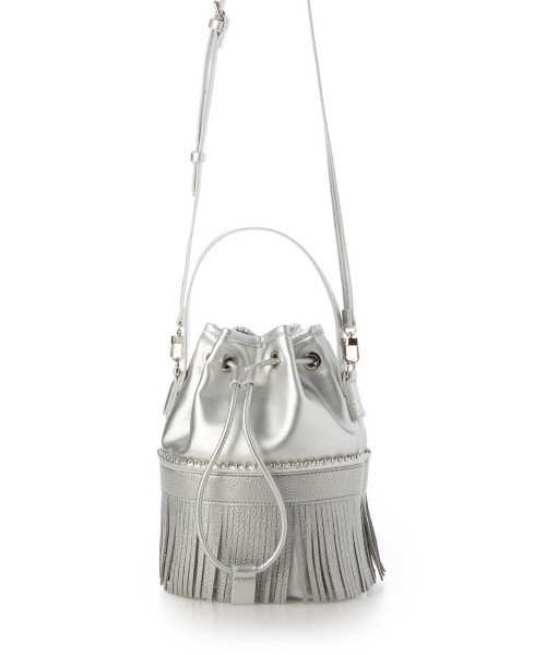 cache cache（カシュ カシュ）の「カシュカシュ cachecache / ボールチェーンポイントタッセルドロストショルダー（ショルダーバッグ・レディース・ブラック/シルバー/ベージュ系その他・FREE）」の5枚目の写真