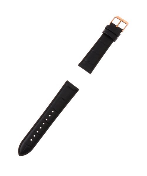 HIROB(ヒロブ)の「LOBOR DYNASTY BLACK STRAP 20mm(ROSE)(アナログ腕時計・レディース・ピンク・FREE)」の1枚目の写真