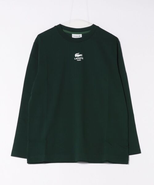 LACOSTE(ラコステ)の「《LACOSTE》PARISロゴヘビーオンスTシャツ(Tシャツ/カットソー・メンズ・ネイビー/ホワイト/ブラック/グリーン・3/4/5)」の4枚目の写真