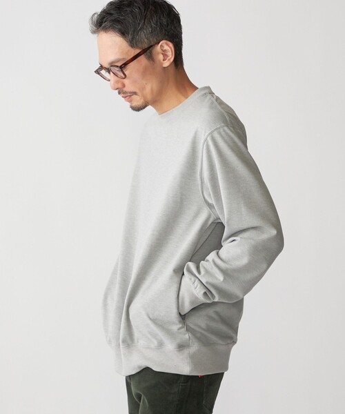 SHIPS（シップス）の「SHIPS:〈洗濯機可能・吸水速乾・UVカット〉AEROKNOT(R) クルーネック インレイ プルオーバー（Tシャツ/カットソー・メンズ・ダークグレー/ライトグレー/イエロー系その他2・SMALL/MEDIUM/LARGE/X-LARGE）」の19枚目の写真