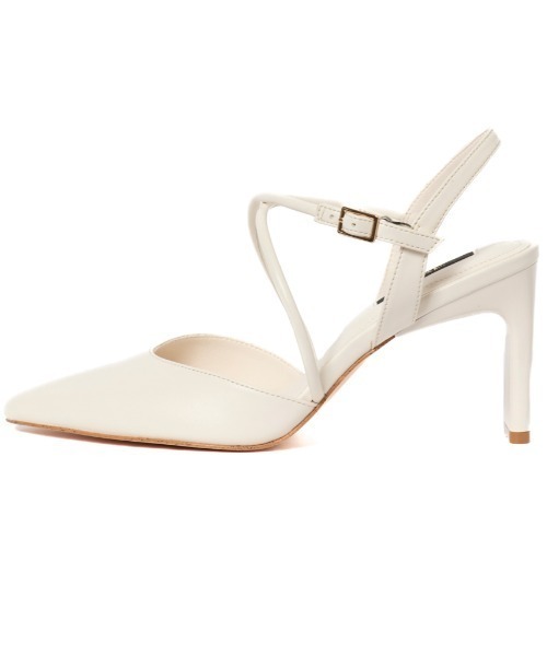 R&E（アールアンドイー）の「【R&E】クロスストラップスティックヒールパンプス（パンプス・レディース・アイボリー/シルバー/ブラック・23cm/22.5cm/22cm/23.5cm/24.5cm/24cm）」の9枚目の写真