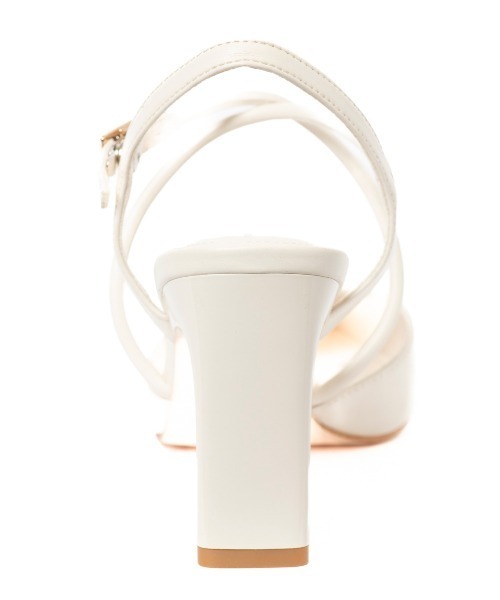 R&E（アールアンドイー）の「【R&E】クロスストラップスティックヒールパンプス（パンプス・レディース・アイボリー/シルバー/ブラック・23cm/22.5cm/22cm/23.5cm/24.5cm/24cm）」の10枚目の写真