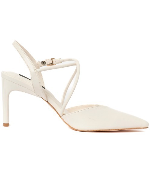 R&E（アールアンドイー）の「【R&E】クロスストラップスティックヒールパンプス（パンプス・レディース・アイボリー/シルバー/ブラック・23cm/22.5cm/22cm/23.5cm/24.5cm/24cm）」の11枚目の写真