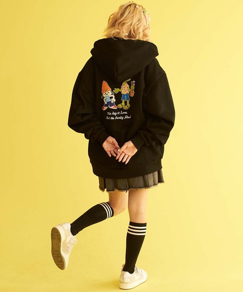 SILVER BULLET(シルバーバレット)の「『PaRappa the Rapper/パラッパラッパー』パラッパオールスタープリントパーカー 長袖【Z】(Tシャツ/カットソー・レディース・グレー/ブラック/オレンジ・L/M)」の9枚目の写真
