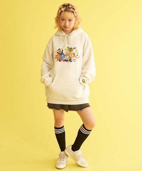 SILVER BULLET(シルバーバレット)の「『PaRappa the Rapper/パラッパラッパー』パラッパオールスタープリントパーカー 長袖【Z】(Tシャツ/カットソー・レディース・グレー/ブラック/オレンジ・L/M)」の12枚目の写真