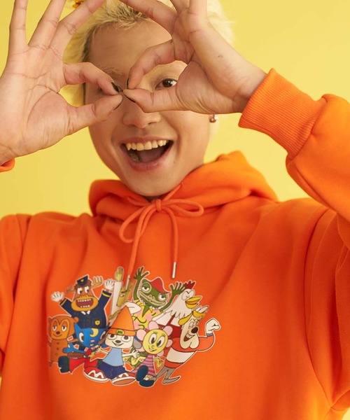 SILVER BULLET(シルバーバレット)の「『PaRappa the Rapper/パラッパラッパー』パラッパオールスタープリントパーカー 長袖【Z】(Tシャツ/カットソー・レディース・グレー/ブラック/オレンジ・L/M)」の15枚目の写真
