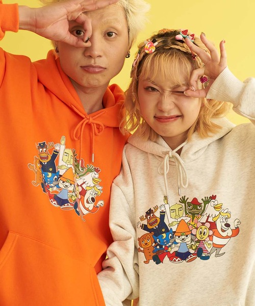 SILVER BULLET(シルバーバレット)の「『PaRappa the Rapper/パラッパラッパー』パラッパオールスタープリントパーカー 長袖【Z】(Tシャツ/カットソー・レディース・グレー/ブラック/オレンジ・L/M)」の19枚目の写真
