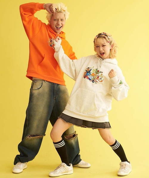 SILVER BULLET(シルバーバレット)の「『PaRappa the Rapper/パラッパラッパー』パラッパオールスタープリントパーカー 長袖【Z】(Tシャツ/カットソー・レディース・グレー/ブラック/オレンジ・L/M)」の22枚目の写真