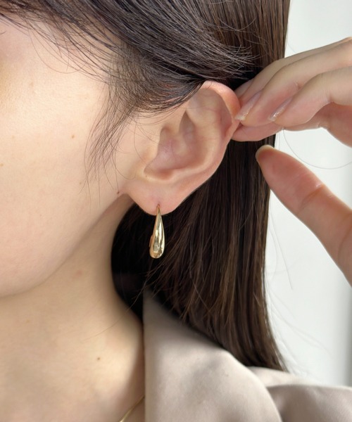sowang（ソワン）の「メタルフックピアス-metal hook pierce-（ピアス（両耳用）・レディース・シルバー/ゴールド・FREE）」の17枚目の写真