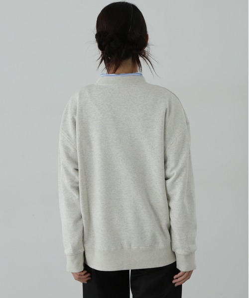 N.（N. Natural Beauty Basic）（エヌエヌナチュラルビューティーベーシック）の「◆プリントスウェット（スウェット・レディース・オートミール/チャコールグレー・MEDIUM）」の17枚目の写真