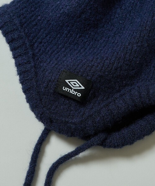 UMBRO(アンブロ)の「UMBRO × PUBLUX/アンブロ 耳当てニット帽/イヤーキャップ 限定展開(ニットキャップ/ビーニー・レディース・ブラック/オフホワイト/ネイビー・ONE SIZE)」の19枚目の写真