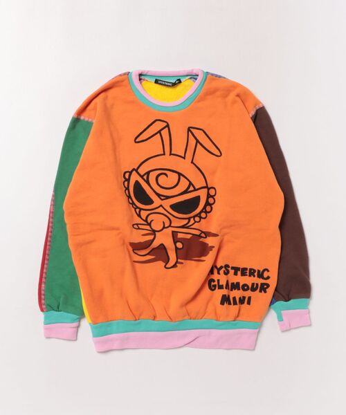 ジョーイヒステリック トレーナー ヒスミニ 100 SELFISH BABY CRAZY MULTI COLOR トレーナー（スウェット）｜HYSTERIC