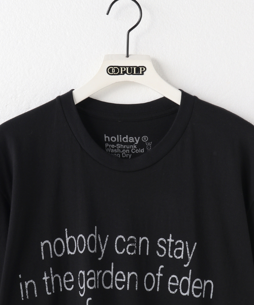 HOLIDAY(ホリデイ)の「【HOLIDAY / ホリデー】EDIN TEE(Tシャツ/カットソー・メンズ・ブラック・SMALL/MEDIUM/LARGE)」の4枚目の写真