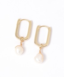 studio CLIP | フープパールピアス(ピアス(両耳用))