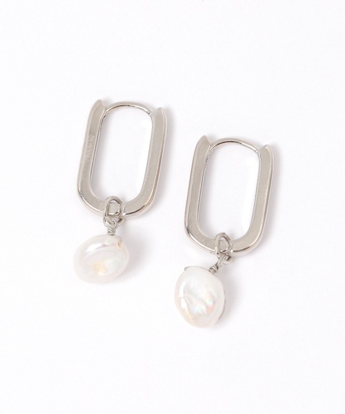 studio CLIP(スタディオクリップ)の「フープパールピアス(ピアス(両耳用)・レディース・その他1/その他2・FREE)」の2枚目の写真