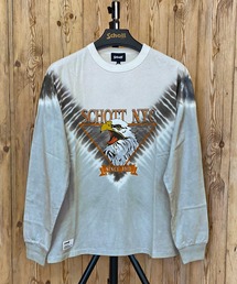 schott（ショット）の「TIE-DTE EAGLE ロングTシャツ（Tシャツ/カットソー）」