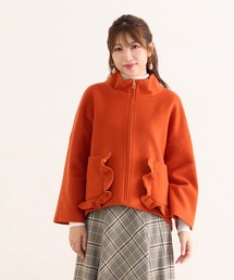 Rose Tiara（ローズティアラ）の「フリルポケットコクーンコート（テーラードジャケット）」