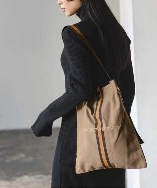 Noble（ノーブル）の「《WEB限定追加》N.Jam/エヌジャム オリジナルキャンバススモールバッグ 8(無地)（トートバッグ・レディース・アイボリー/カーキ・FREE）」の10枚目の写真