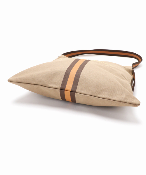 Noble（ノーブル）の「《WEB限定追加》N.Jam/エヌジャム オリジナルキャンバススモールバッグ 8(無地)（トートバッグ・レディース・アイボリー/カーキ・FREE）」の14枚目の写真