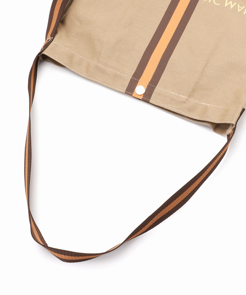 Noble（ノーブル）の「《WEB限定追加》N.Jam/エヌジャム オリジナルキャンバススモールバッグ 8(無地)（トートバッグ・レディース・アイボリー/カーキ・FREE）」の15枚目の写真