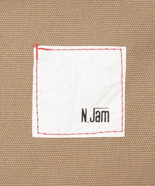 Noble（ノーブル）の「《WEB限定追加》N.Jam/エヌジャム オリジナルキャンバススモールバッグ 8(無地)（トートバッグ・レディース・アイボリー/カーキ・FREE）」の19枚目の写真