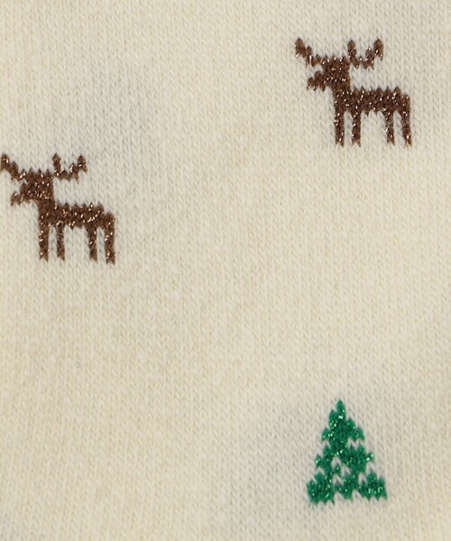 Steven Alan（スティーブンアラン）の「＜MARCOMONDE＞MOTIF SOCKS/ソックス（ソックス/靴下・レディース・ベージュ/ライム/オフホワイト・1）」の6枚目の写真