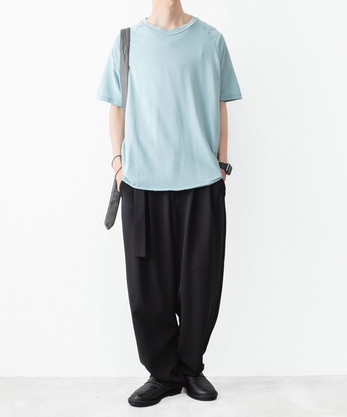 VEIN (ヴェイン)の「ファインテリー ディストレストS/S TEE / FINE TERRY DISTRESSED S/S TEE(Tシャツ/カットソー・メンズ・ライトグリーン/ブラック/グレー・1/2/3)」の15枚目の写真