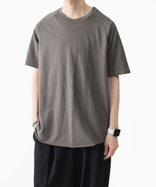 VEIN (ヴェイン)の「ファインテリー ディストレストS/S TEE / FINE TERRY DISTRESSED S/S TEE(Tシャツ/カットソー・メンズ・ライトグリーン/ブラック/グレー・1/2/3)」の5枚目の写真