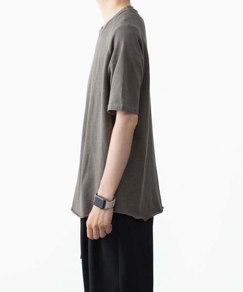 VEIN (ヴェイン)の「ファインテリー ディストレストS/S TEE / FINE TERRY DISTRESSED S/S TEE(Tシャツ/カットソー・メンズ・ライトグリーン/ブラック/グレー・1/2/3)」の6枚目の写真