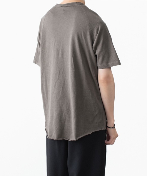 VEIN (ヴェイン)の「ファインテリー ディストレストS/S TEE / FINE TERRY DISTRESSED S/S TEE(Tシャツ/カットソー・メンズ・ライトグリーン/ブラック/グレー・1/2/3)」の7枚目の写真