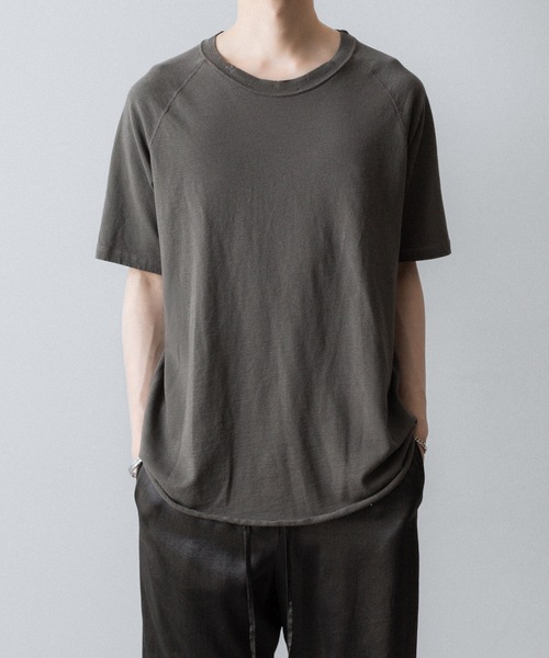 VEIN （ヴェイン）の「ファインテリー ディストレストS/S TEE / FINE TERRY DISTRESSED S/S TEE（Tシャツ/カットソー・メンズ・ライトグリーン/ブラック/グレー・1/2/3）」の22枚目の写真