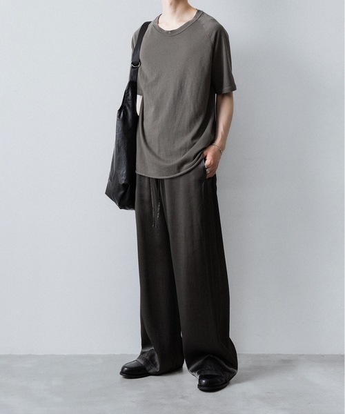 VEIN （ヴェイン）の「ファインテリー ディストレストS/S TEE / FINE TERRY DISTRESSED S/S TEE（Tシャツ/カットソー・メンズ・ライトグリーン/ブラック/グレー・1/2/3）」の21枚目の写真