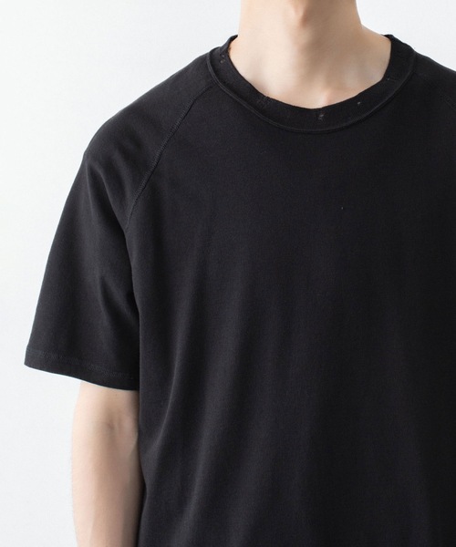 VEIN (ヴェイン)の「ファインテリー ディストレストS/S TEE / FINE TERRY DISTRESSED S/S TEE(Tシャツ/カットソー・メンズ・ライトグリーン/ブラック/グレー・1/2/3)」の16枚目の写真