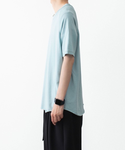 VEIN (ヴェイン)の「ファインテリー ディストレストS/S TEE / FINE TERRY DISTRESSED S/S TEE(Tシャツ/カットソー・メンズ・ライトグリーン/ブラック/グレー・1/2/3)」の10枚目の写真