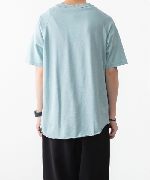 VEIN (ヴェイン)の「ファインテリー ディストレストS/S TEE / FINE TERRY DISTRESSED S/S TEE(Tシャツ/カットソー・メンズ・ライトグリーン/ブラック/グレー・1/2/3)」の11枚目の写真