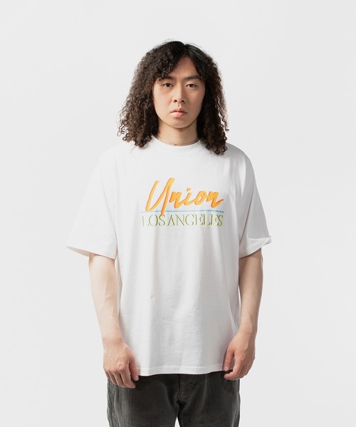 人気！【Pro Club】x Union LA ドウ ネットワークズ Tシャツ セール】ランニングクラブTシャツ TEE スポーツグラフィック