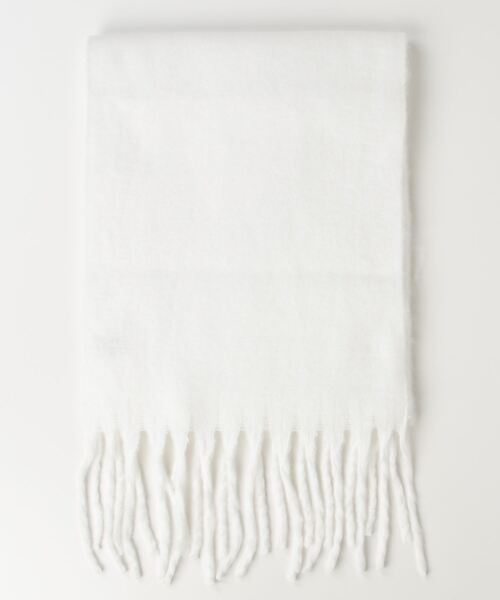 Per sist ence（パーシエンス）の「ボリュームフリンジマフラー（マフラー・レディース・ホワイト/グリーン/ピンク/ベージュ/オフホワイト/グレー/ブルー/ブラック/ライトピンク/ライトブルー・FREE）」の11枚目の写真