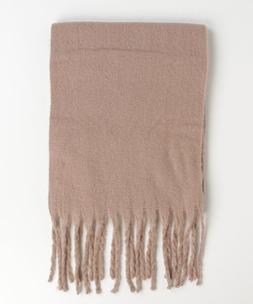 Per sist ence（パーシエンス）の「ボリュームフリンジマフラー（マフラー・レディース・ホワイト/グリーン/ピンク/ベージュ/オフホワイト/グレー/ブルー/ブラック/ライトピンク/ライトブルー・FREE）」の15枚目の写真