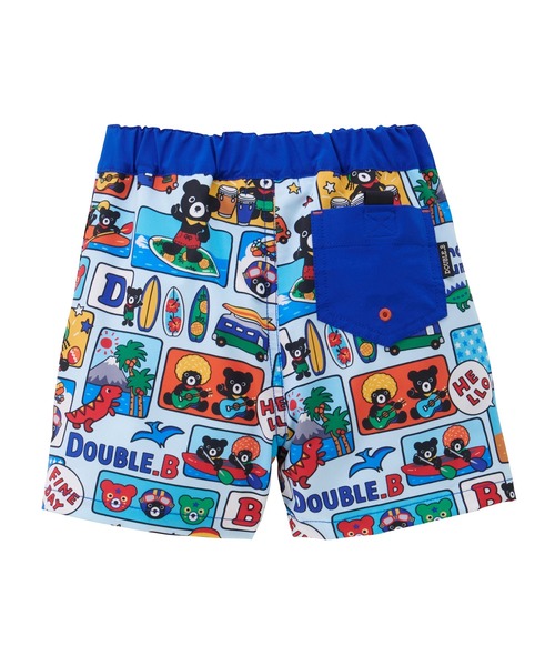 DOUBLE_B（ダブルビー）の「総柄5分丈パンツ（その他パンツ・キッズ・ブルー・100cm/110cm/90cm/80ｃｍ/130cm/120cm）」の4枚目の写真