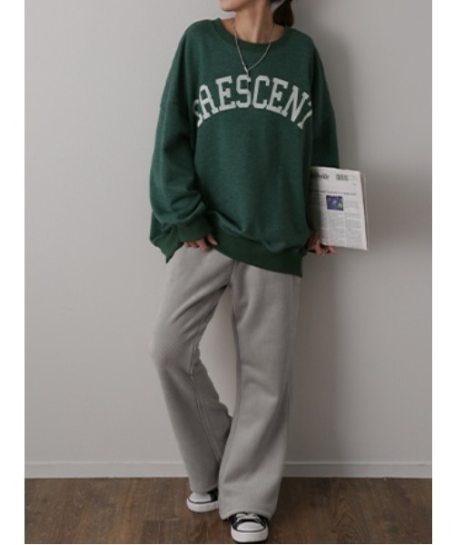 HUG.U(ハグユー)の「“温かフレア”裏起毛パンツ(その他パンツ・レディース・オリーブ/ブラック/ベージュ/ダークグレー/ピンク/ダークブラウン/ライトグレー/ネイビー/ブルー・トール丈/レギュラー丈)」の13枚目の写真