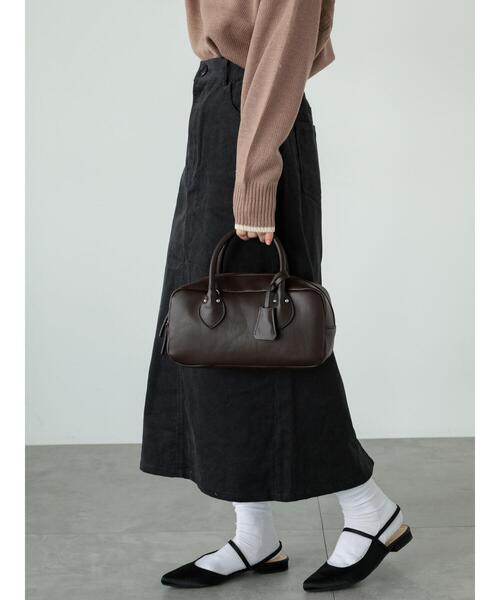 Lugnoncure（ルノンキュール）の「【選べる着丈】コーデュロイスカート（スカート・レディース・カーキ/ブラウン/オフホワイト/チャコールグレー・ﾌﾘｰ(M)/ﾌﾘｰ(L)）」の11枚目の写真